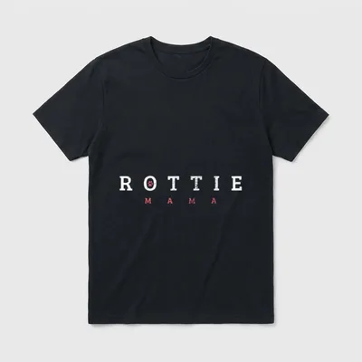 Rottweiler Rottie Hundemama T-Shirt – Klassisches T-Shirt in Schwarz