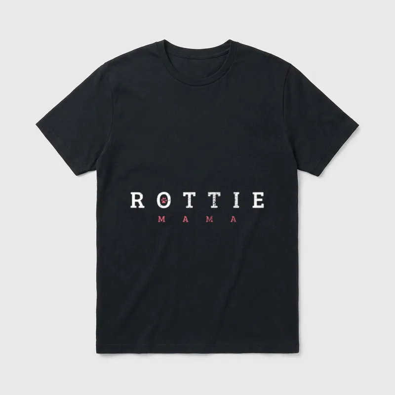 Rottweiler Rottie Hundemama T-Shirt – Klassisches T-Shirt in Schwarz