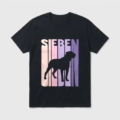 7. Geburtstag Mädchen Rottweiler T-Shirt – Klassisches T-Shirt in Schwarz