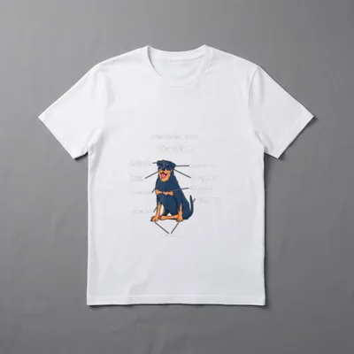 Anatomie eines Rottweilers Rotti T-Shirt – Klassisches T-Shirt in Schwarz