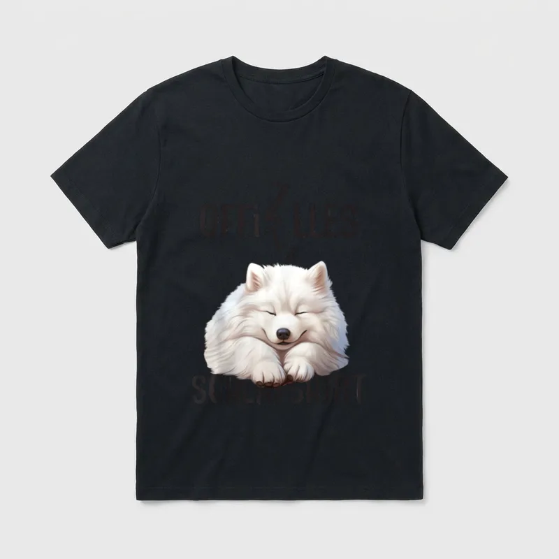 Samojede Offizielles Schlafshirt T-Shirt – Klassisches T-Shirt in Schwarz