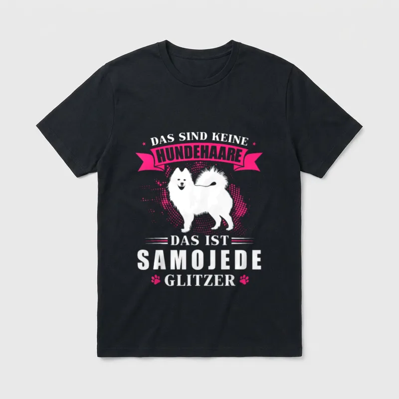 Samojede Hundebesitzer Tierliebhaber Samojede T-Shirt – Klassisches T-Shirt in Schwarz
