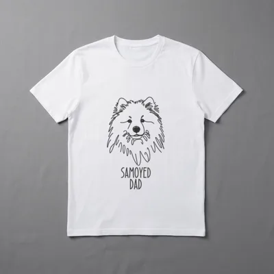 Line Art Best Dog T-Shirt – Klassisches T-Shirt in Schwarz