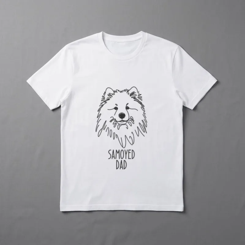 Line Art Best Dog T-Shirt – Klassisches T-Shirt in Schwarz