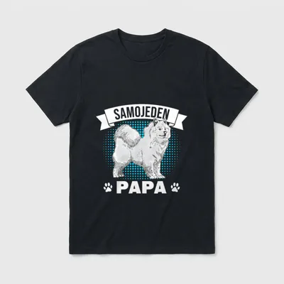 Samojede Schlittenhund Samojeden Hundeliebhaber T-Shirt – Klassisches T-Shirt in Schwarz