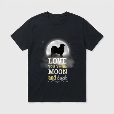Samojede Hunderasse T-Shirt – Klassisches T-Shirt in Schwarz