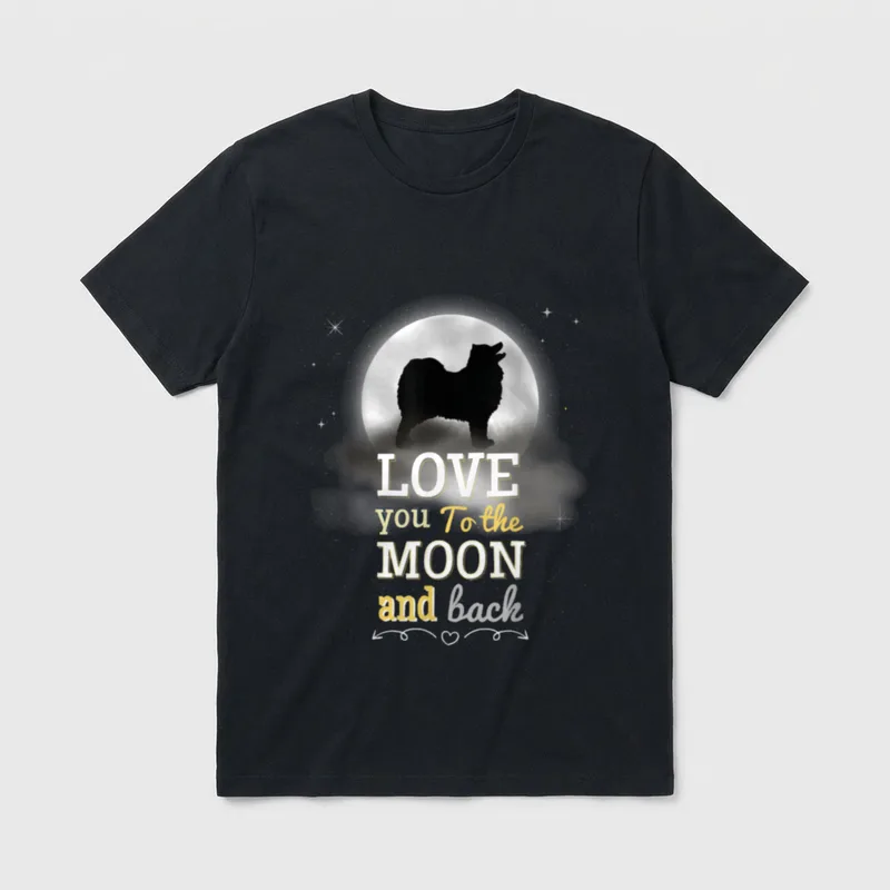 Samojede Hunderasse T-Shirt – Klassisches T-Shirt in Schwarz