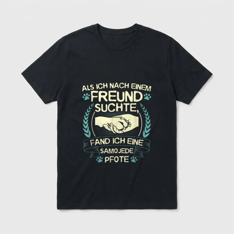 Samojeden Samojeden Mama T-Shirt – Klassisches T-Shirt in Schwarz