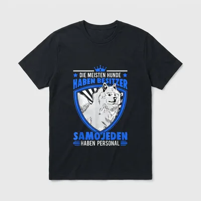 Samojeden Personal Schlittenhund Samoyed T-Shirt – Klassisches T-Shirt in Schwarz