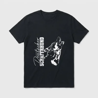 Deutscher Schäferhund T-Shirt – Klassisches T-Shirt in Schwarz