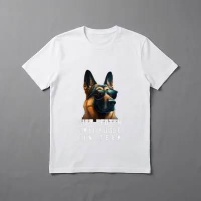 Lustiges Deutscher Schäferhund Outfit T-Shirt – Klassisches T-Shirt in Schwarz