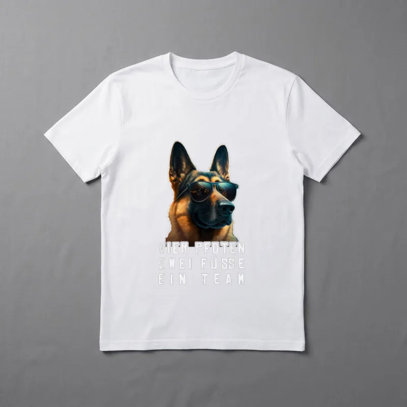 Lustiges Deutscher Schäferhund Outfit T-Shirt – Klassisches T-Shirt in Schwarz