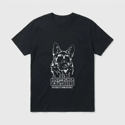 Deutscher Schäferhund cooler Hund T-Shirt – Klassisches T-Shirt in Schwarz