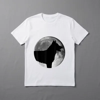 Deutscher Schäferhund Hunde T-Shirt – Klassisches T-Shirt in Schwarz