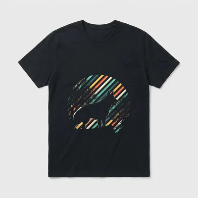 Hundebesitzer Tiermotiv Deutscher Schäferhund T-Shirt – Klassisches T-Shirt in Schwarz