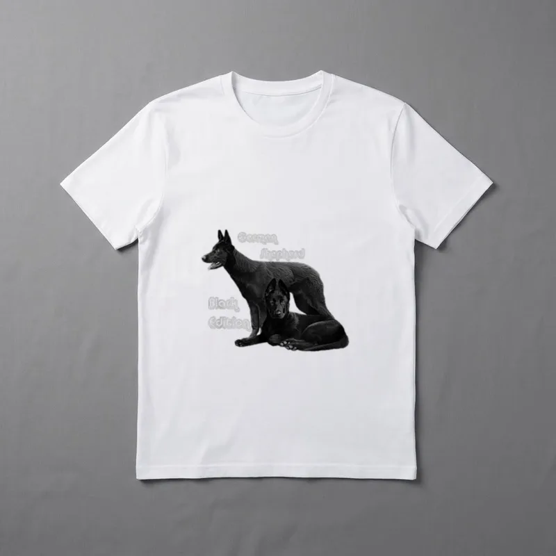 Deutscher Schäferhund Black Edition T-Shirt – Klassisches T-Shirt in Schwarz