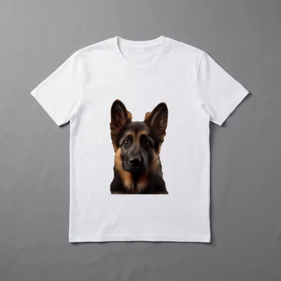 Schäferhunde Deutscher Schäferhund T-Shirt 0062 – Klassisches T-Shirt in Schwarz