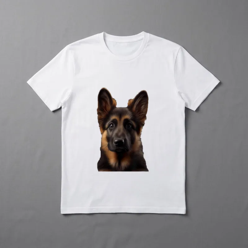 Schäferhunde Deutscher Schäferhund T-Shirt 0062 – Klassisches T-Shirt in Schwarz