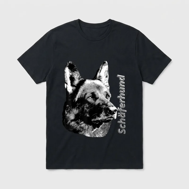 Schäferhunde Hundebesitzer Schäferhund T-Shirt – Klassisches T-Shirt in Schwarz