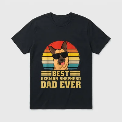 Deutscher Schäferhund Hund Welpe T-Shirt – Klassisches T-Shirt in Schwarz