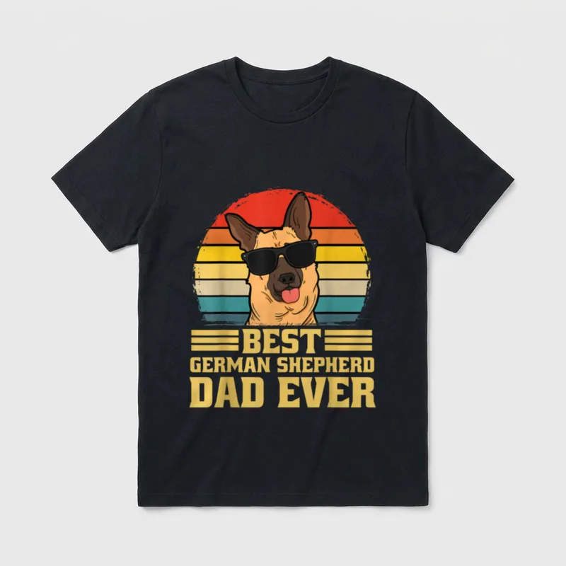 Deutscher Schäferhund Hund Welpe T-Shirt – Klassisches T-Shirt in Schwarz