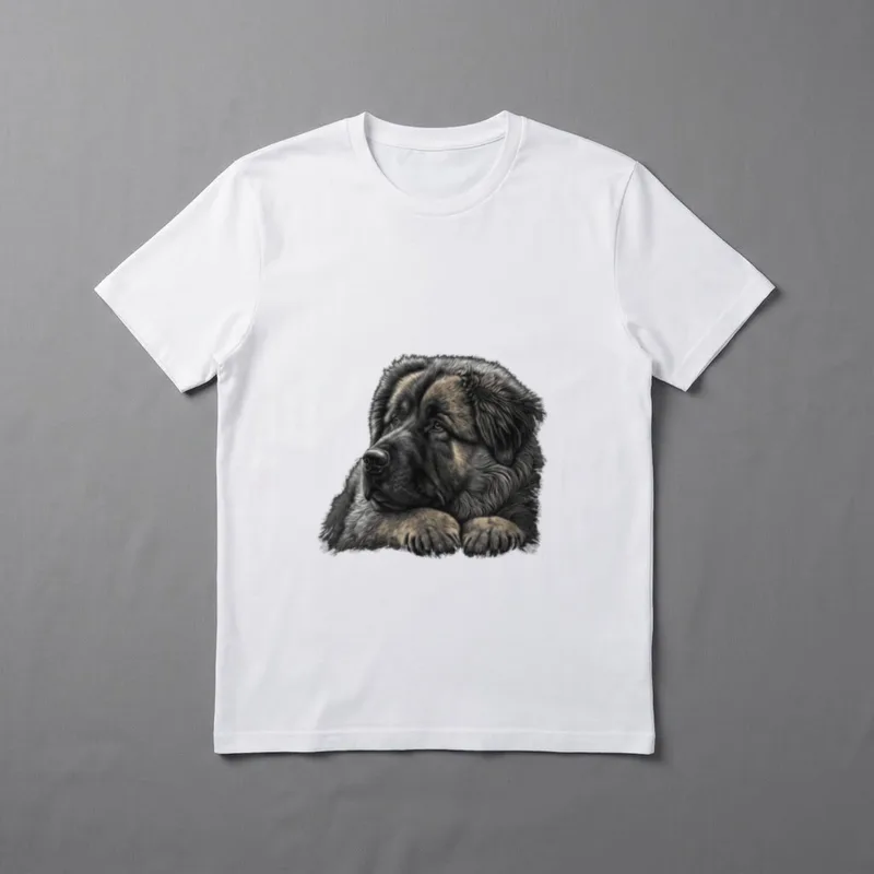 Kaukasischer Schäferhund T-Shirt – Klassisches T-Shirt in Schwarz
