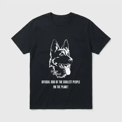 Deutscher Schäferhund Hund Hundeliebhaber T-Shirt – Klassisches T-Shirt in Schwarz