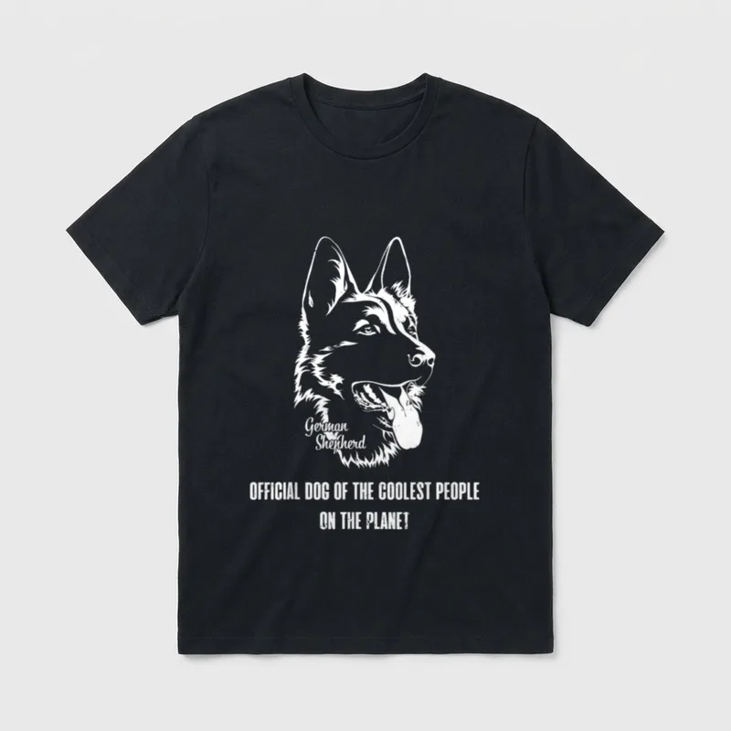 Deutscher Schäferhund Hund Hundeliebhaber T-Shirt – Klassisches T-Shirt in Schwarz
