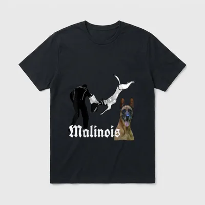 Malinois Hundesport Schutzdienst Schäferhund T-Shirt – Klassisches T-Shirt in Schwarz