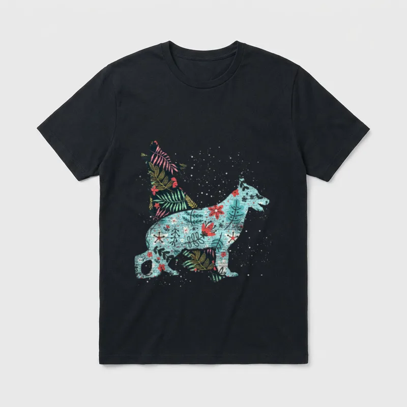 Vintage Deutscher Schäferhund T-Shirt – Klassisches T-Shirt in Schwarz
