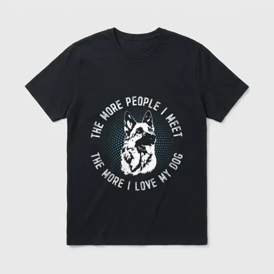 Deutscher Schäferhund für den Mann Frau T-Shirt – Klassisches T-Shirt in Schwarz