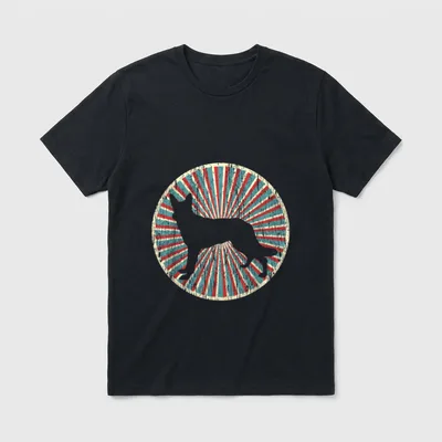 Deutscher Schäferhund T-Shirt 0147 – Klassisches T-Shirt in Schwarz