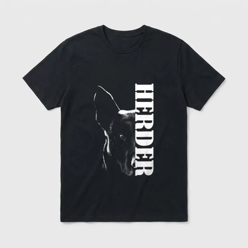 Herder Holländischer Schäferhund Hollandse T-Shirt 0160 – Klassisches T-Shirt in Schwarz