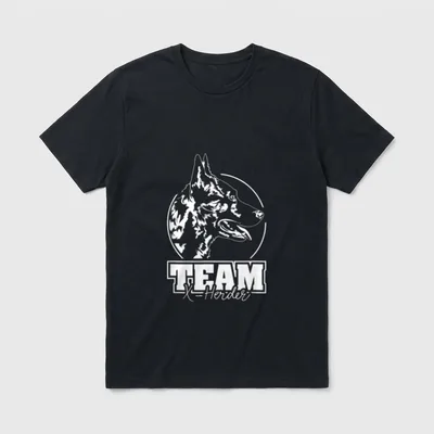 X Herder Holländischer Schäferhund T-Shirt – Klassisches T-Shirt in Schwarz