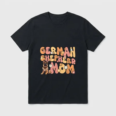 Deutscher Schäferhund Groovy World's T-Shirt – Klassisches T-Shirt in Schwarz
