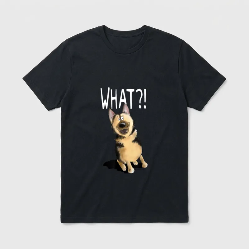 What Deutscher Schäferhund DSH T-Shirt – Klassisches T-Shirt in Schwarz