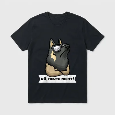 Sturer Tervueren Hund Belgischer T-Shirt – Klassisches T-Shirt in Schwarz