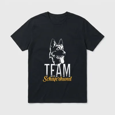 Schäferhund Hunde Hundesport Hundeliebhaber T-Shirt – Klassisches T-Shirt in Schwarz