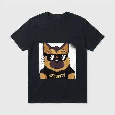 Security Deutscher Schäferhund Sicherheit T-Shirt – Klassisches T-Shirt in Schwarz