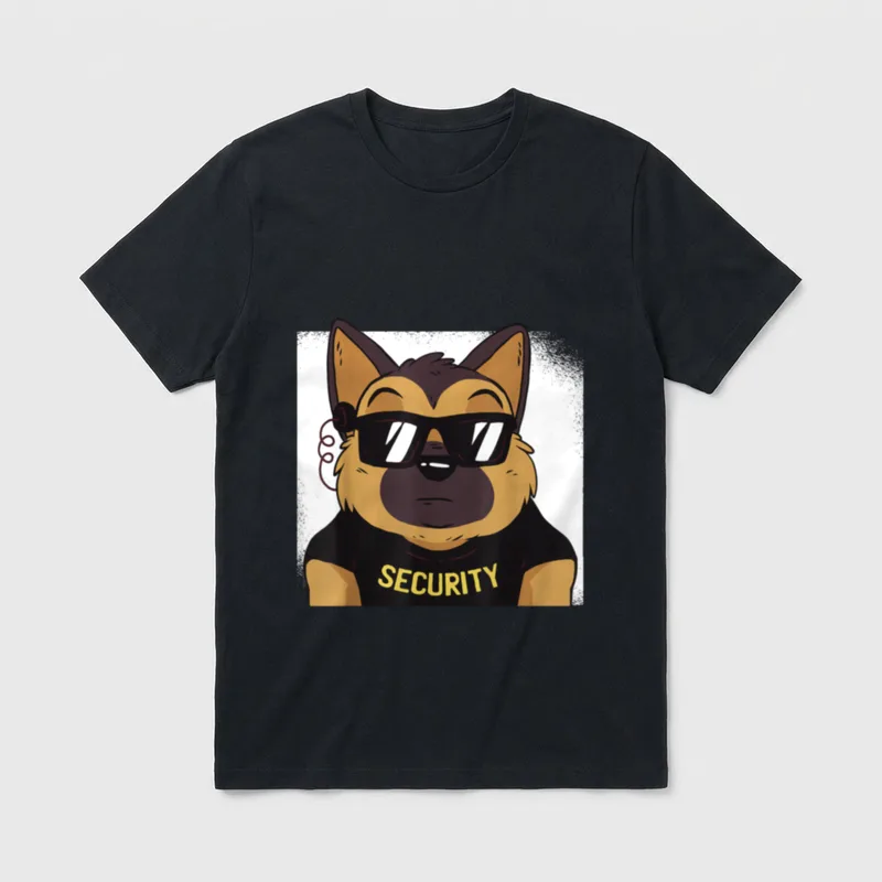 Security Deutscher Schäferhund Sicherheit T-Shirt – Klassisches T-Shirt in Schwarz