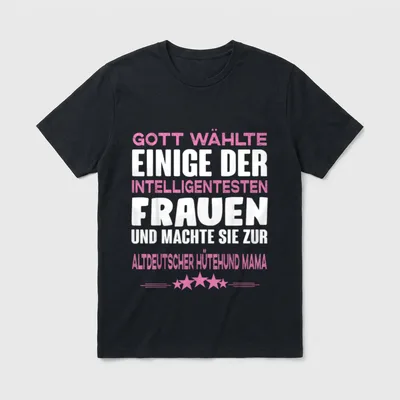 altdeutscher Schäferhund altdeutscher Schäferhund T-Shirt – Klassisches T-Shirt in Schwarz
