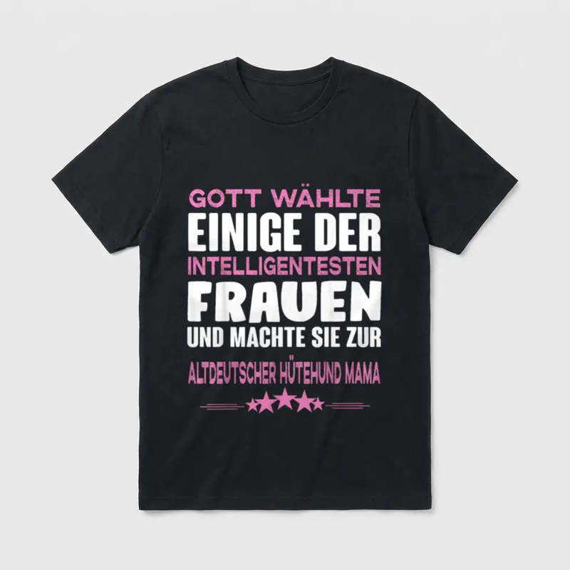 altdeutscher Schäferhund altdeutscher Schäferhund T-Shirt – Klassisches T-Shirt in Schwarz