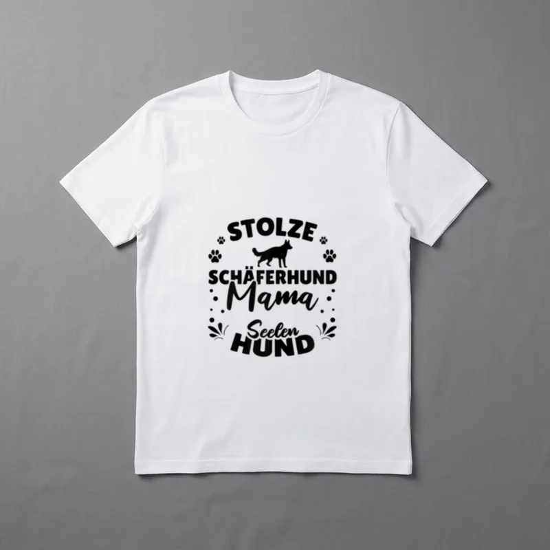 Stolze Schäferhund Mama Hundebesitzer T-Shirt – Klassisches T-Shirt in Schwarz