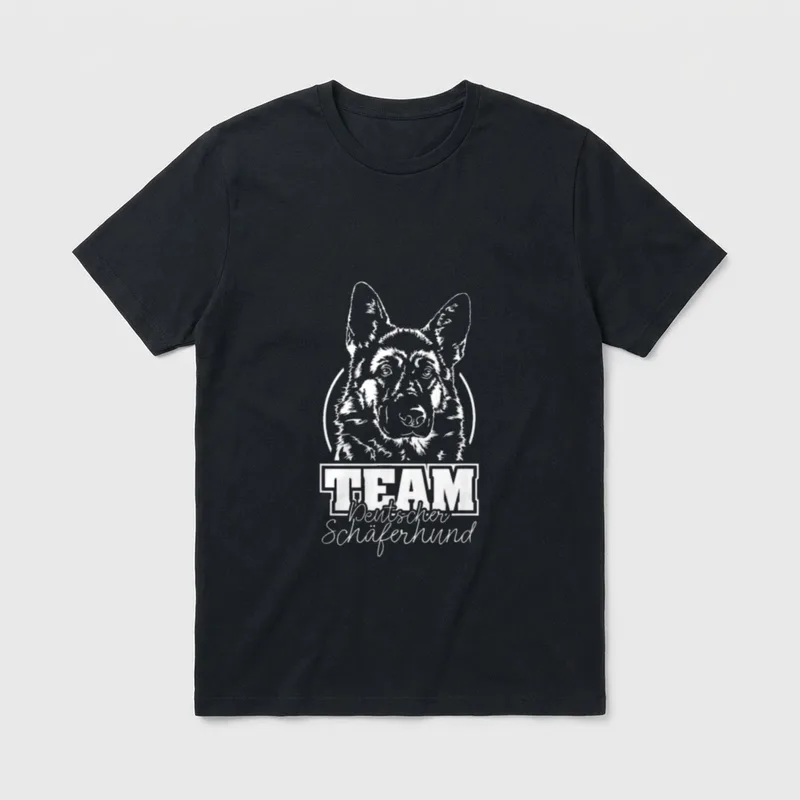 Deutscher Schäferhund IGP Hunde T-Shirt – Klassisches T-Shirt in Schwarz
