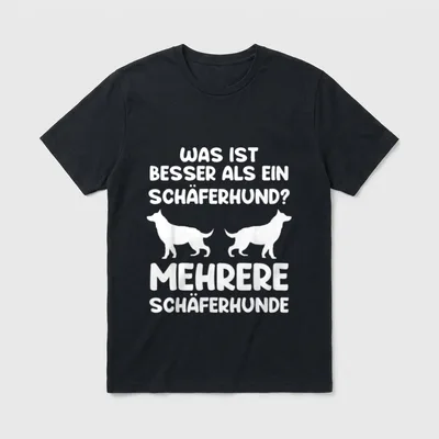 Schäferhund Hundebesitzer Hund Mehrere T-Shirt – Klassisches T-Shirt in Schwarz