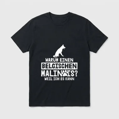 Belgian Malinois Schäferhund T-Shirt – Klassisches T-Shirt in Schwarz