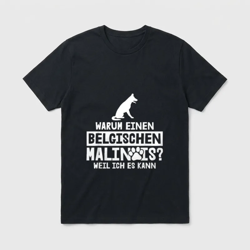 Belgian Malinois Schäferhund T-Shirt – Klassisches T-Shirt in Schwarz