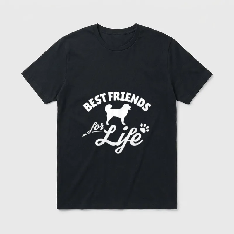 Kaukasischer Schäferhund T-Shirt 0252 – Klassisches T-Shirt in Schwarz