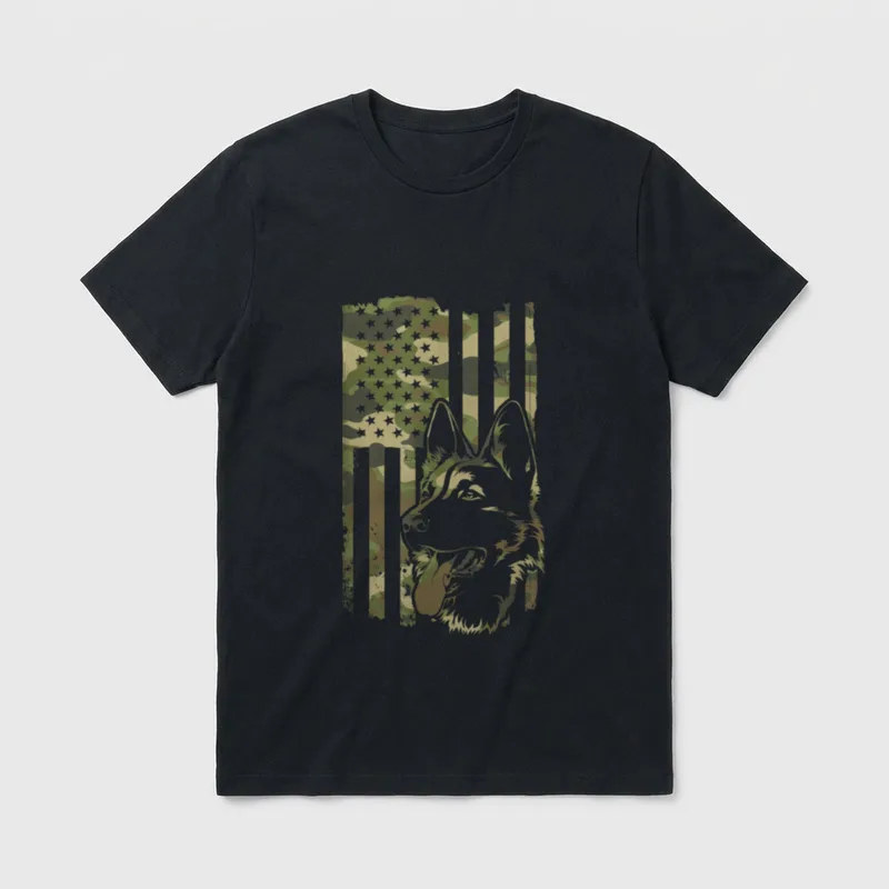 Deutscher Schäferhund Hundeliebhaber Schäferhund T-Shirt – Klassisches T-Shirt in Schwarz