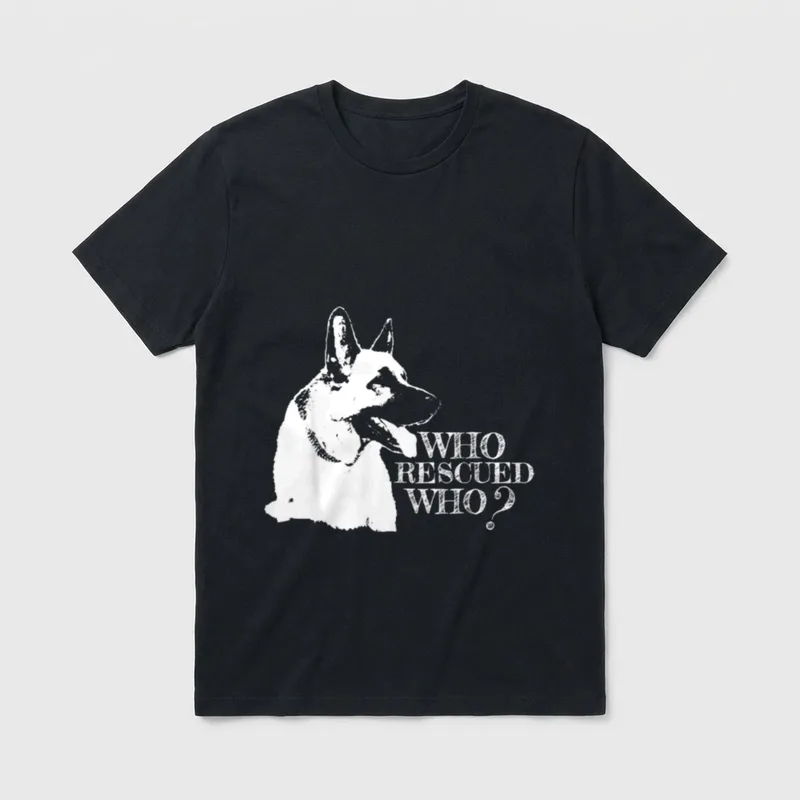 Deutscher Schäferhund T-Shirt 0271 – Klassisches T-Shirt in Schwarz